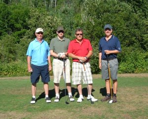 The Boys at Voyageur Days Golf Tournament