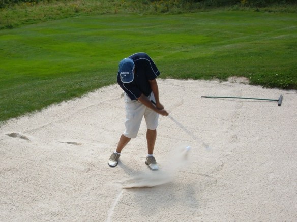 Smart Shot Out of the Sand