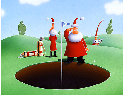 Golf Digest Santa