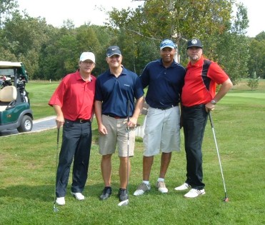 Local Pro, 2 USAF Members, Local Businessman supporting the launch of the True Patriot Love Foundation Charity!