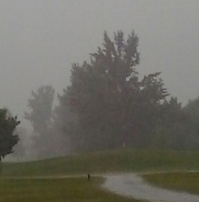 Storming at Garrison Golf Course