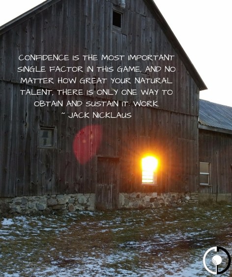 Confidence Jack Nicklaus